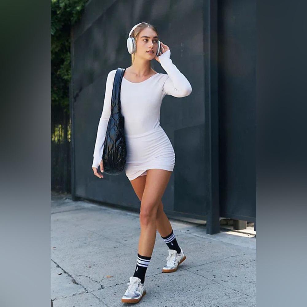 Free People FP Movement - Let's Volley Onesie color rose wash size M